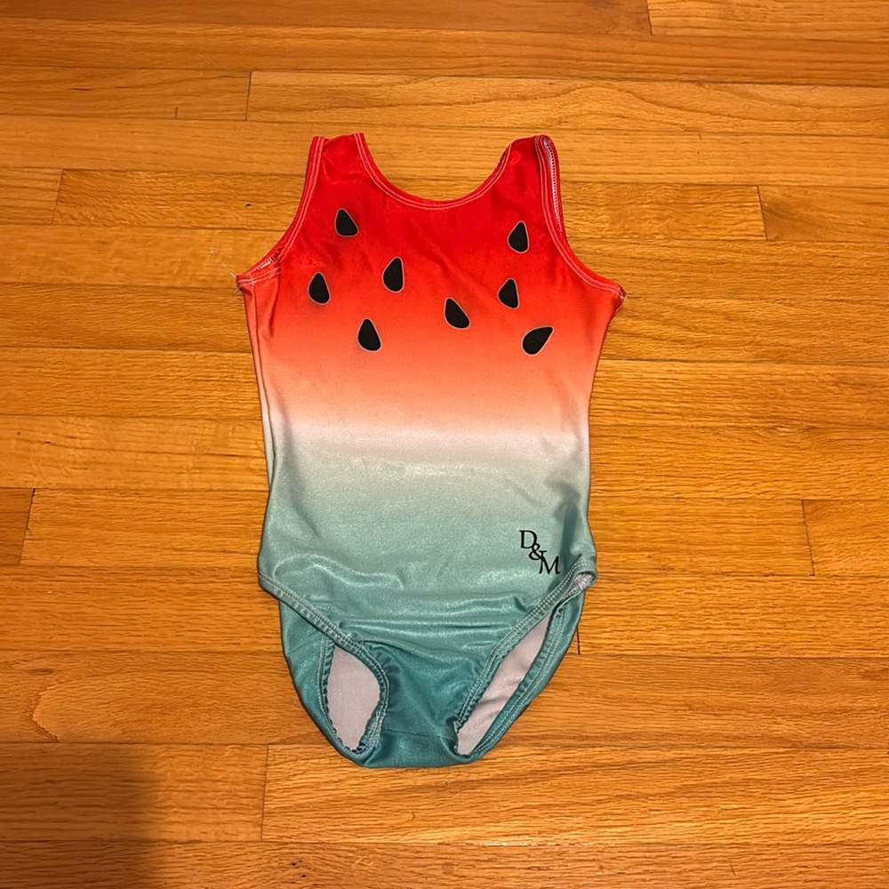 Watermelon Child’s Large Gymnastics leotard